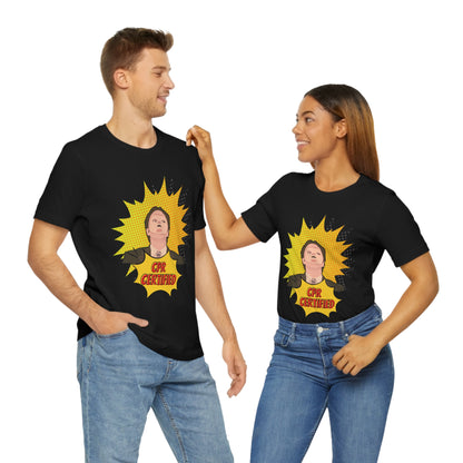 Dwight Skin Mask CPR Certified - Unisex T-Shirt Looper Tees