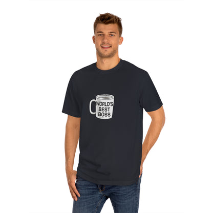 World's Best Boss Unisex Printed T-Shirt Looper Tees
