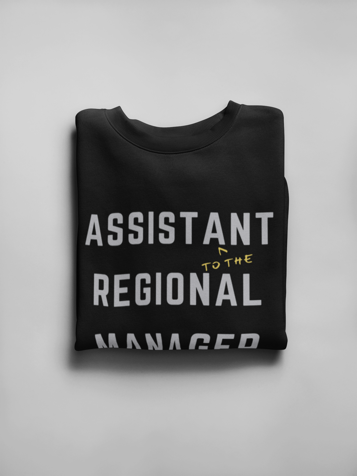 Assistant To The Regional Manger -  Unisex Premium Sweatshirt Looper Tees