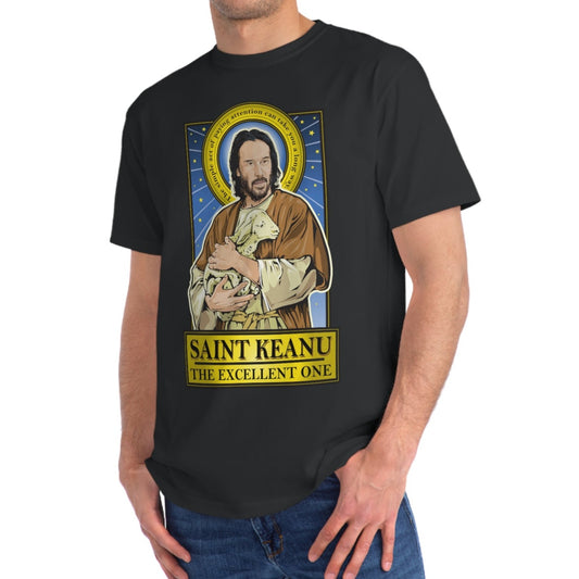 Saint Keanu Unisex Printed T-Shirt Looper Tees