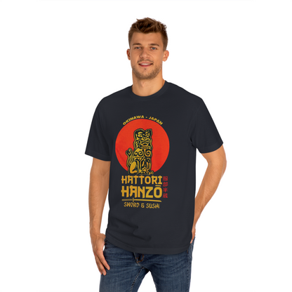 Hattori Hanzo Sword And Sushi Round-Neck Unisex T-Shirt Looper Tees