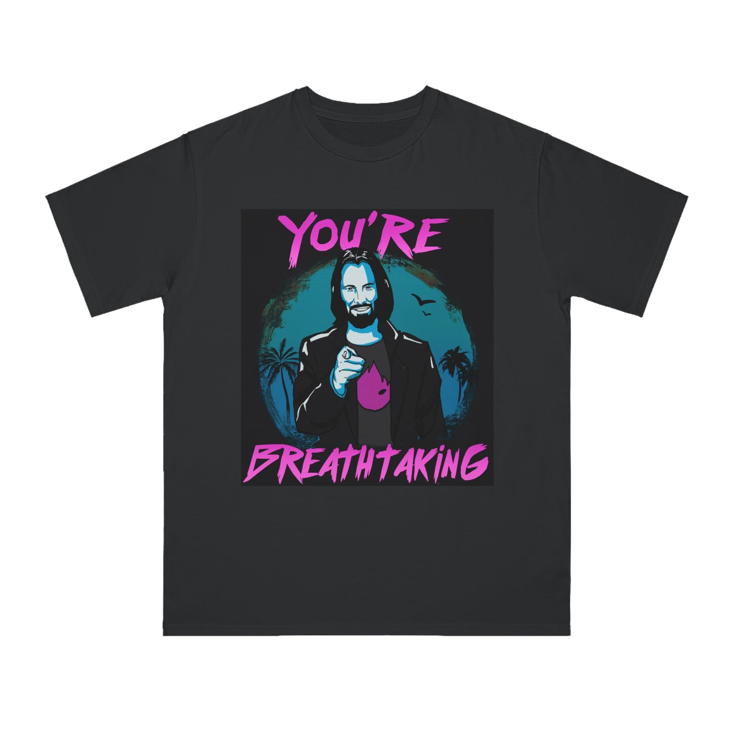 You're Breathtaking Keanu Reeves Printed T-Shirt Looper Tees