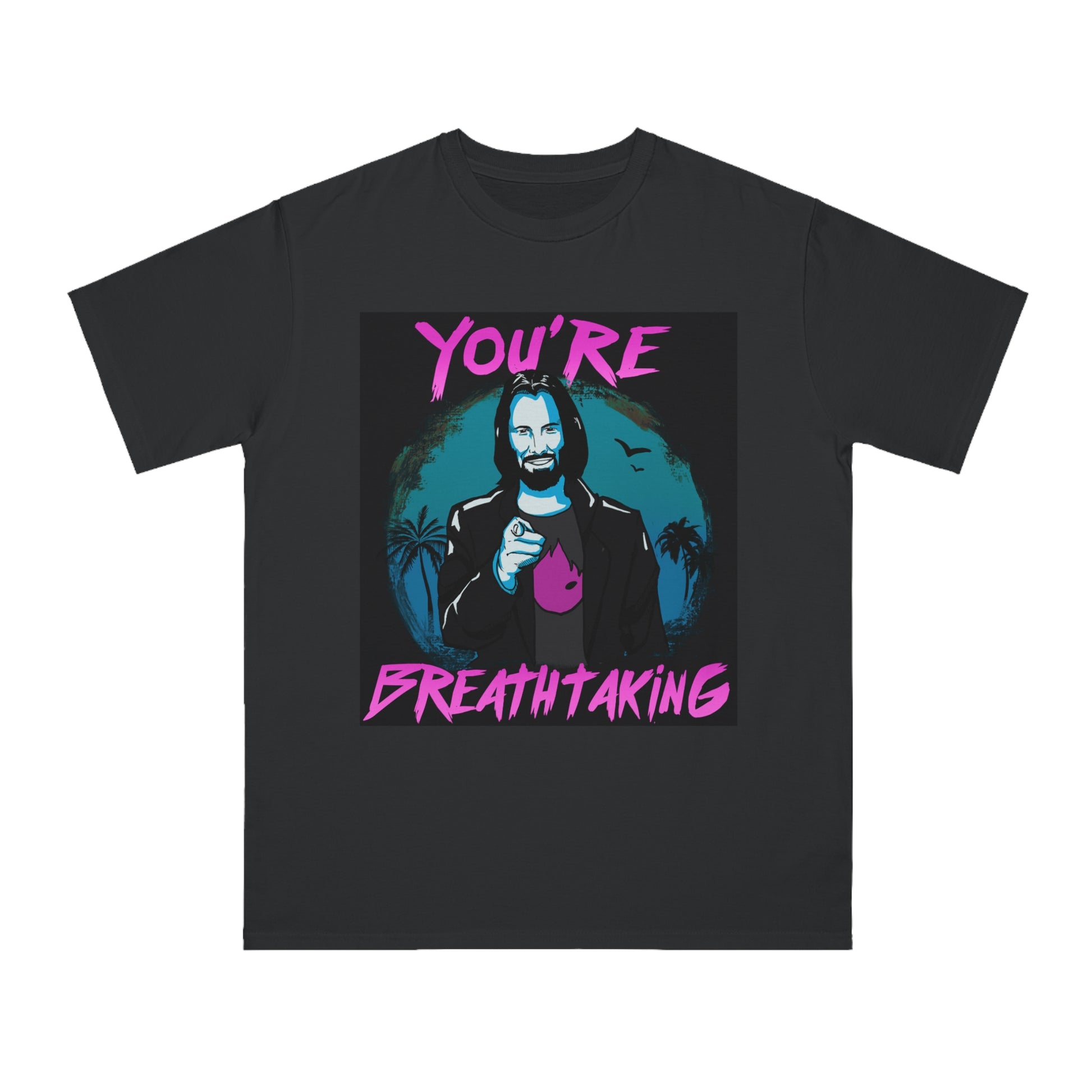 You're Breathtaking Keanu Reeves Printed T-Shirt Looper Tees