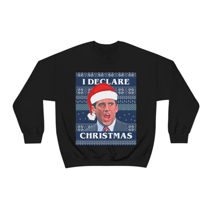 I Declare Christmas Unisex Sweatshirt Looper Tees