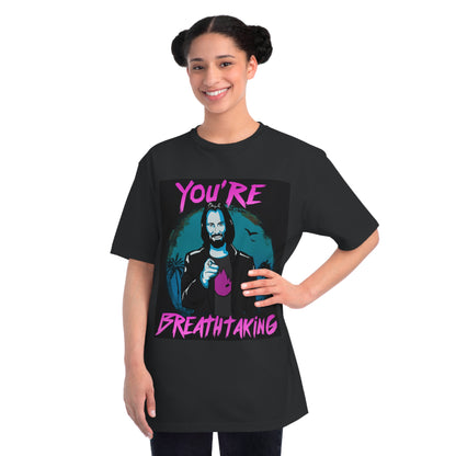 You're Breathtaking Keanu Reeves Printed T-Shirt Looper Tees