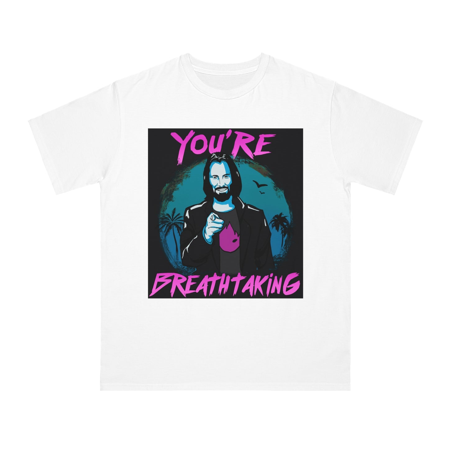 You're Breathtaking Keanu Reeves Printed T-Shirt Looper Tees