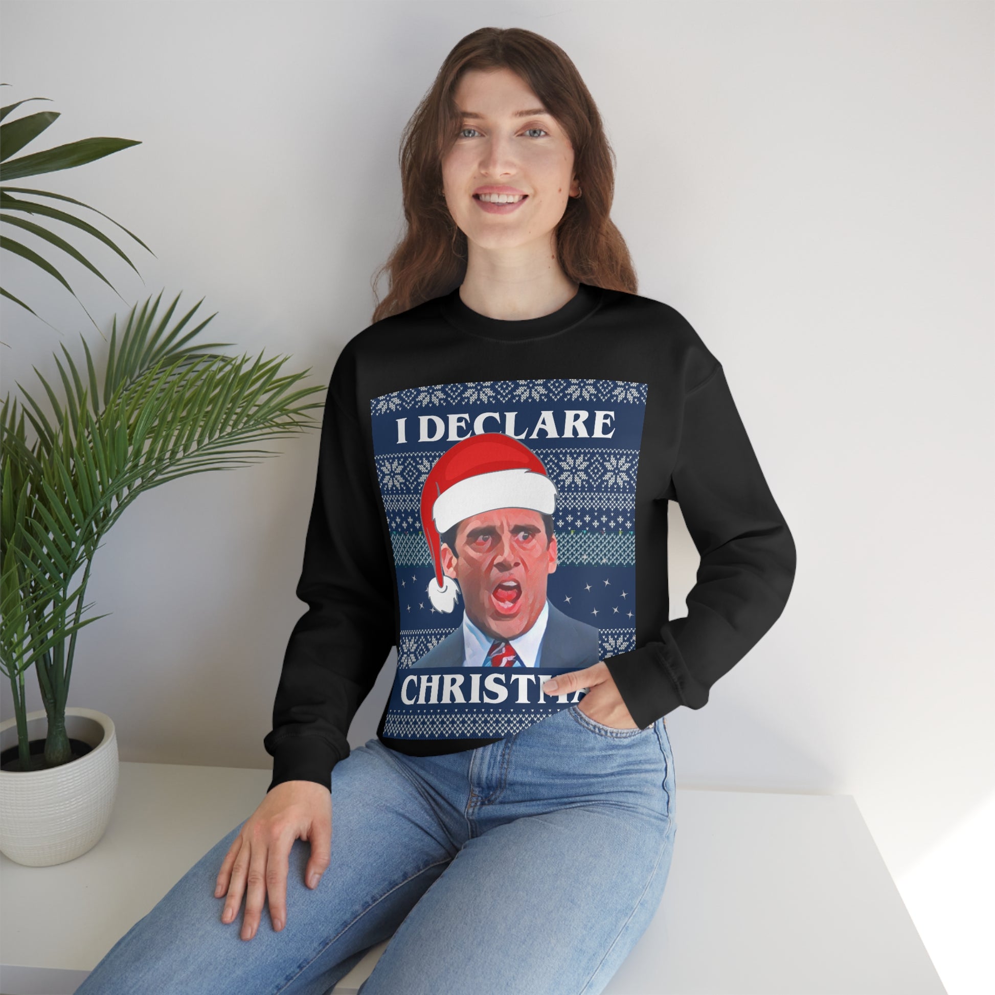 I Declare Christmas Unisex Sweatshirt Looper Tees