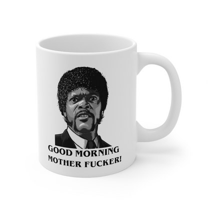 Good Morning Motherfu**er White Glossy Mug Looper Tees