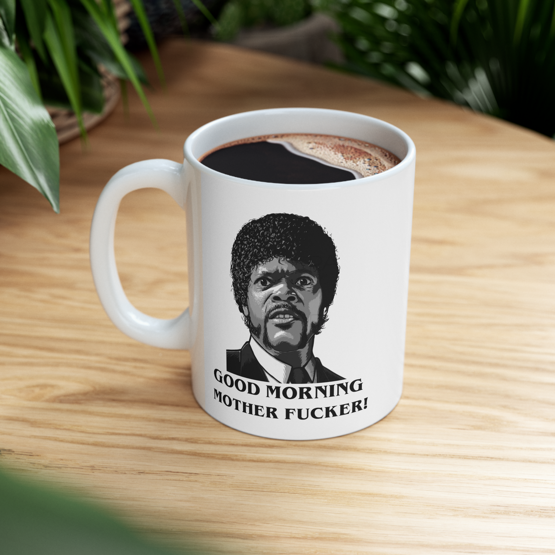 Good Morning Motherfu**er White Glossy Mug Looper Tees