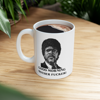 Good Morning Motherfu**er White Glossy Mug Looper Tees