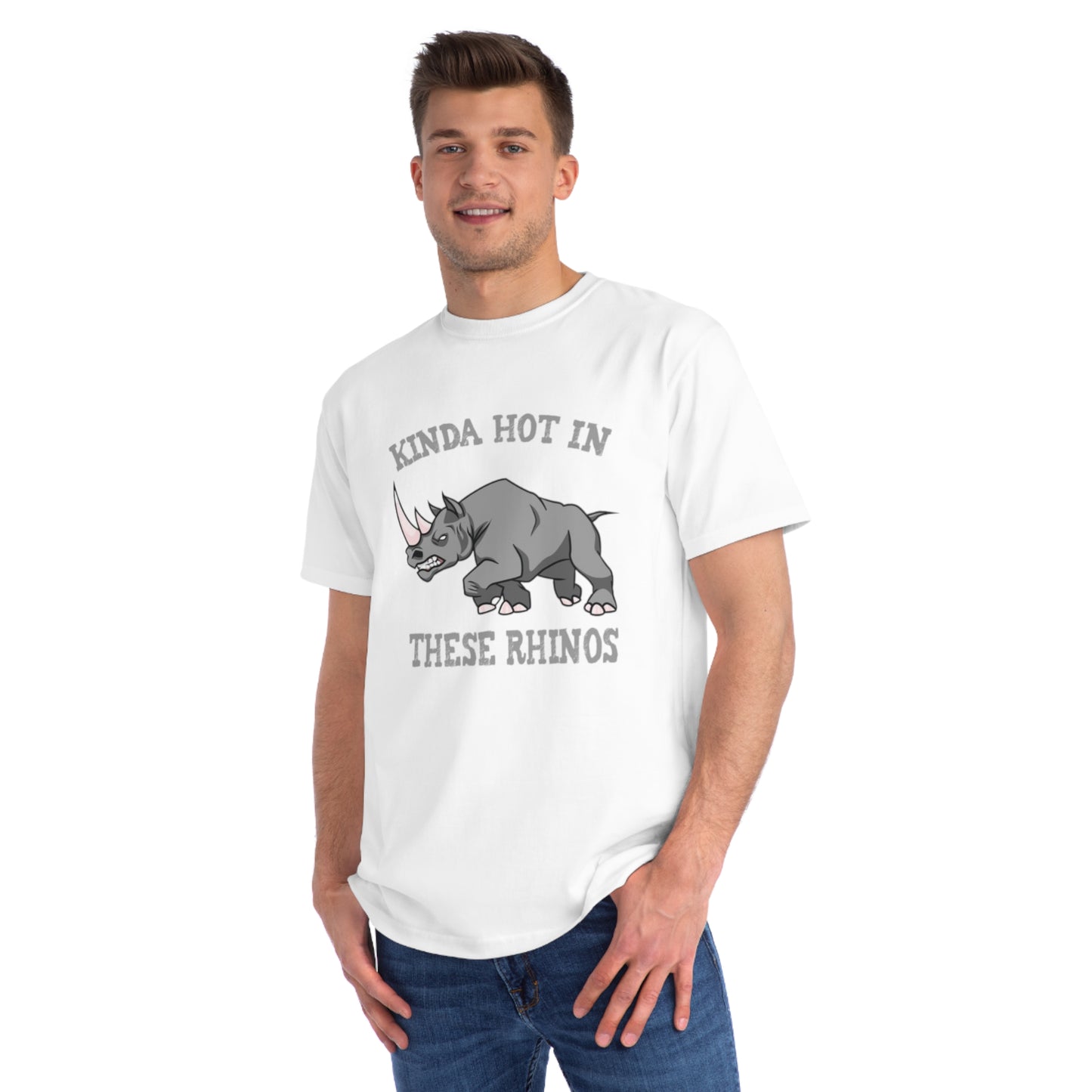 Kinda Hot in Rhinos - Ace Ventura Printed T-Shirt Looper Tees