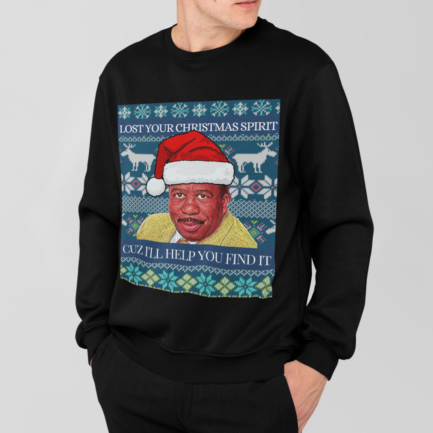 Lost Your Christmas Spirit Unisex Holiday Sweater Looper Tees