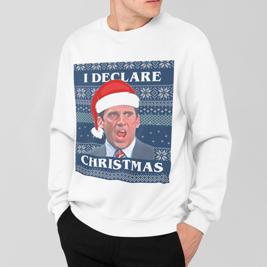 I Declare Christmas Unisex Sweatshirt Looper Tees