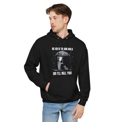 Keanu Reeves Be Kind To Animals Or I'll Kill Unisex Hoodie Looper Tees