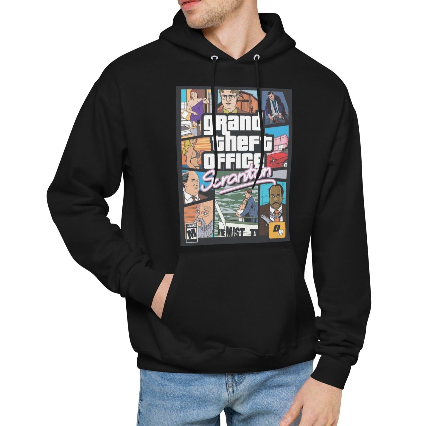 Grand Theft Office - Unisex Premium Hoodie Looper Tees