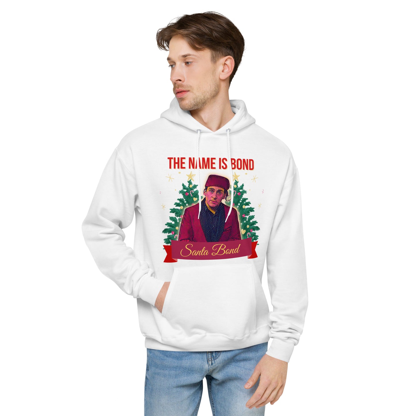 Santa Bond - Unisex Heavy Blend Hoodie Looper Tees