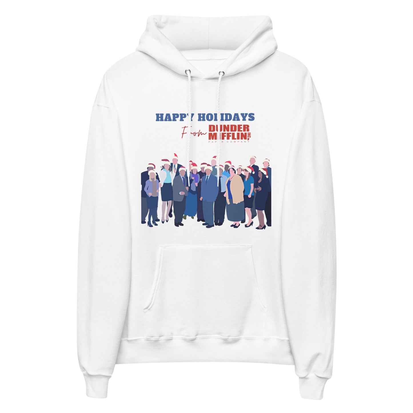 Happy Holidays From Dunder Mifflin - Unisex Heavy Blend Hoodie Looper Tees