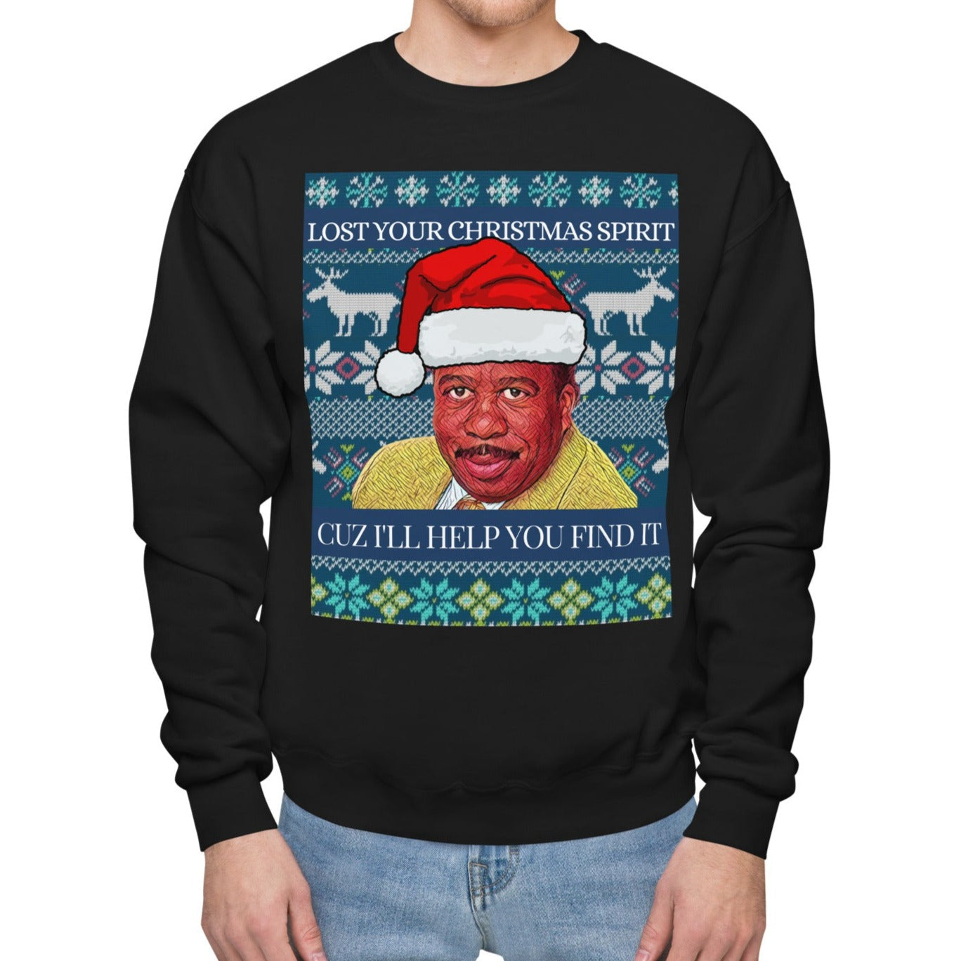 Lost Your Christmas Spirit Unisex Holiday Sweater Looper Tees