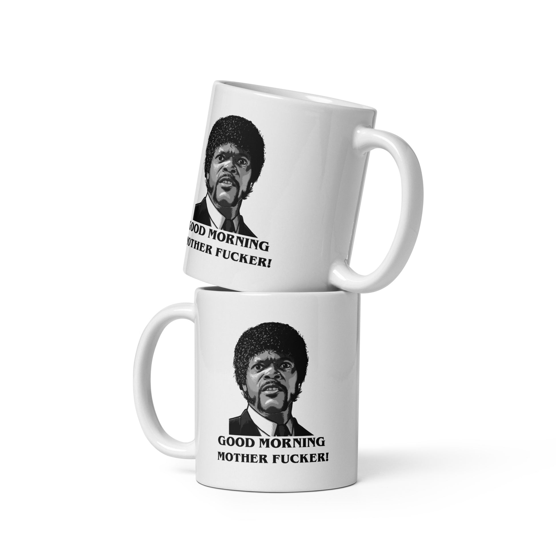 Good Morning Motherfu**er White Glossy Mug Looper Tees