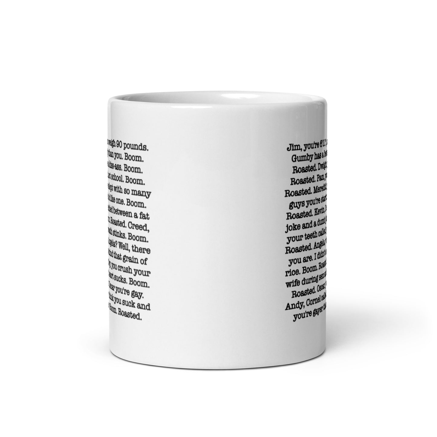 Boom Roasted Classic White Glossy Mug Looper Tees